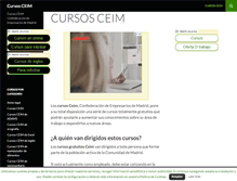 Tablet Screenshot of cursosceim.es